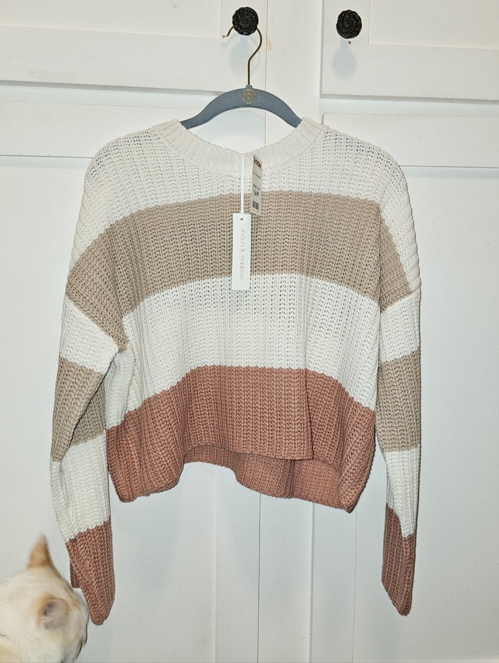 Moon & Madison Cropped Knit Sweater